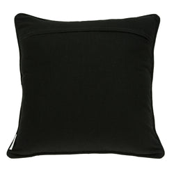 Parkland Collection Decorative Transitional Black and White Pillow Cover With Poly Insert PILA11001P