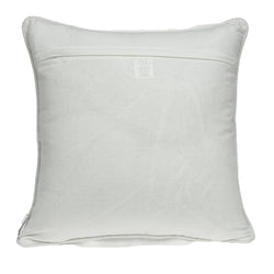 Parkland Collection Decorative Transitional Grey and White Pillow Cover With Poly Insert PILA11007P