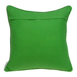 Parkland Collection Decorative Transitional Green and White Pillow Cover With Poly Insert PILA11019P