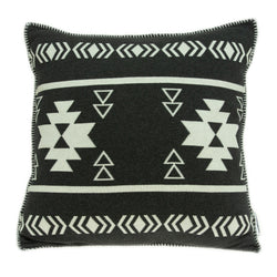Parkland Collection Decorative Southwest Black Pillow Cover With Poly Insert PILB11053P