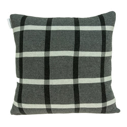 Parkland Collection Decorative Transitional Grey Pillow Cover With Poly Insert PILB11055P