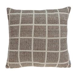 Parkland Collection Decorative Transitional Tan Pillow Cover With Poly Insert PILB11065P