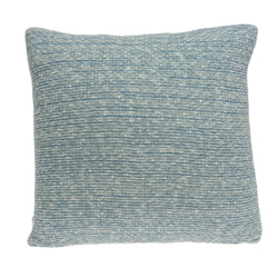 Parkland Collection Decorative Transitional Blue Pillow Cover With Poly Insert PILB11076P