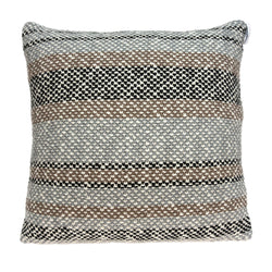 Parkland Collection Decorative Transitional Tan Pillow Cover With Poly Insert PILB11078P