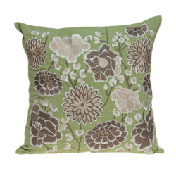 Parkland Collection Decorative Tropical Green Pillow Cover PILD11100C