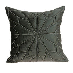 Lolu Transitional Grey Pillow Cover