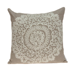 Arlene Traditional Tan Pillow Cover
