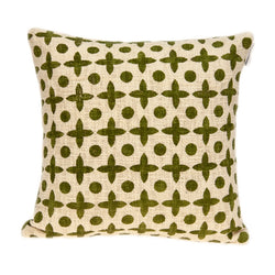 Sitara Transitional Beige Printed Pillow Cover